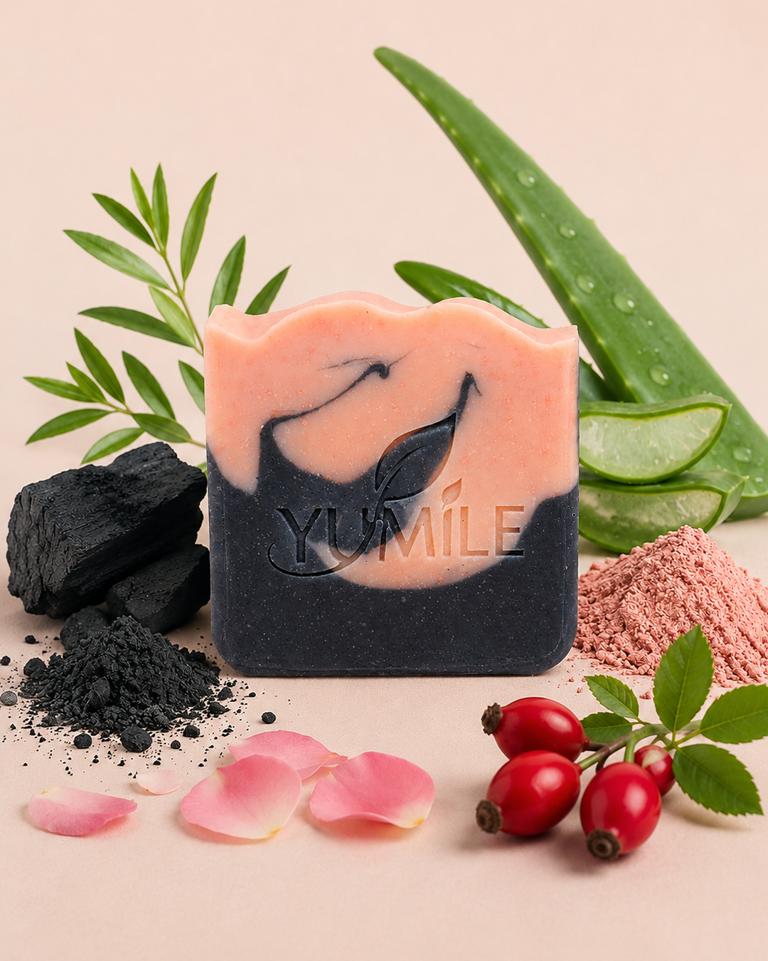 Charcoal Rose Soap